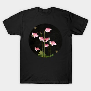 Pink Aquilegias T-Shirt